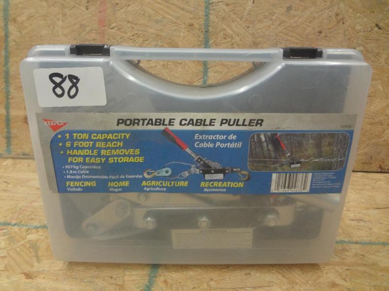 lot 88 image: New Keeper 2000# 8ft Cable Puler Se...