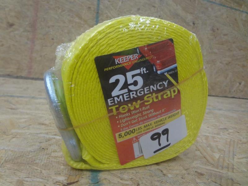 lot 99 image: New Keeper 25ft 5000# Tow Strap...