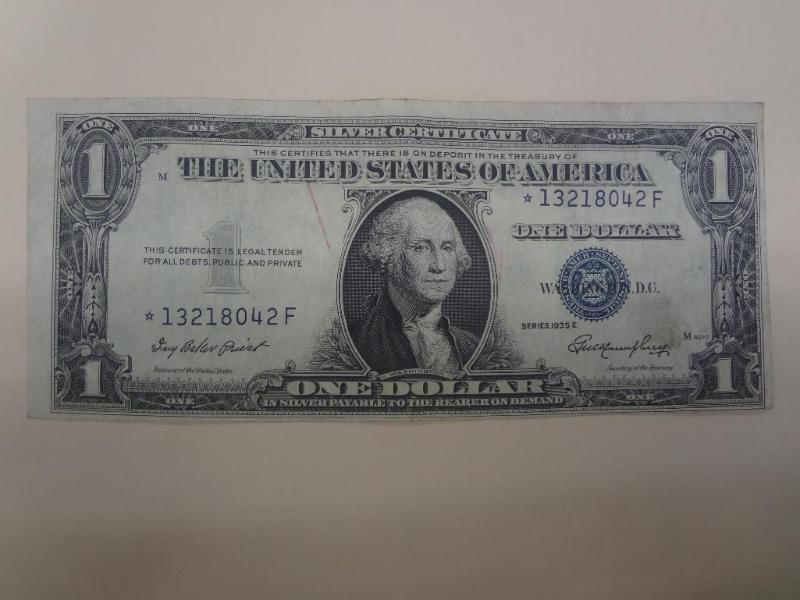 1935E $1 Silver Certificate...