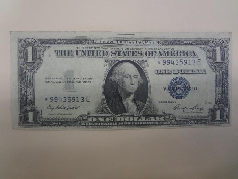 1935E $1 Silver Certificate...