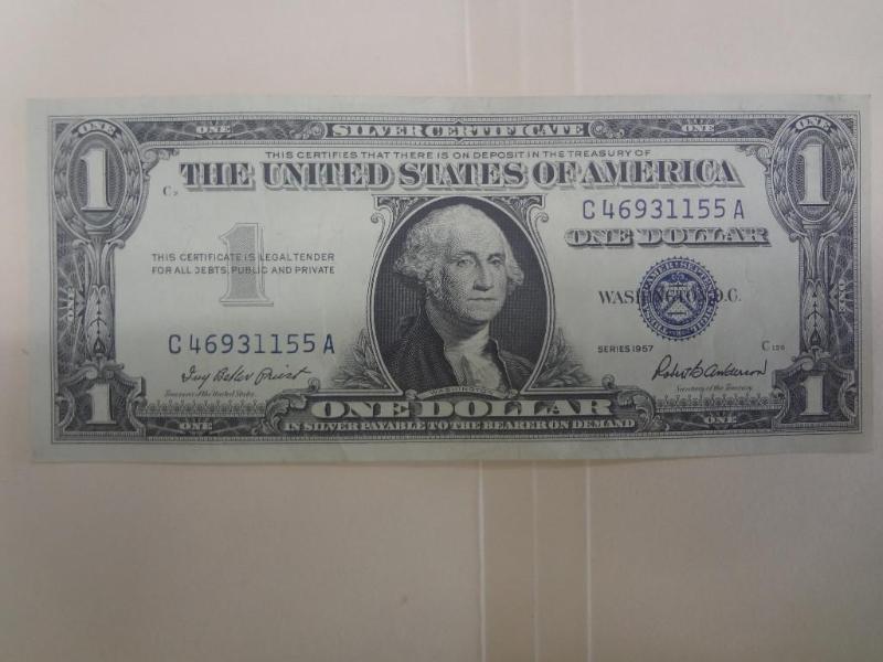 1957 Fresh Choice $1 Silver Certifi...