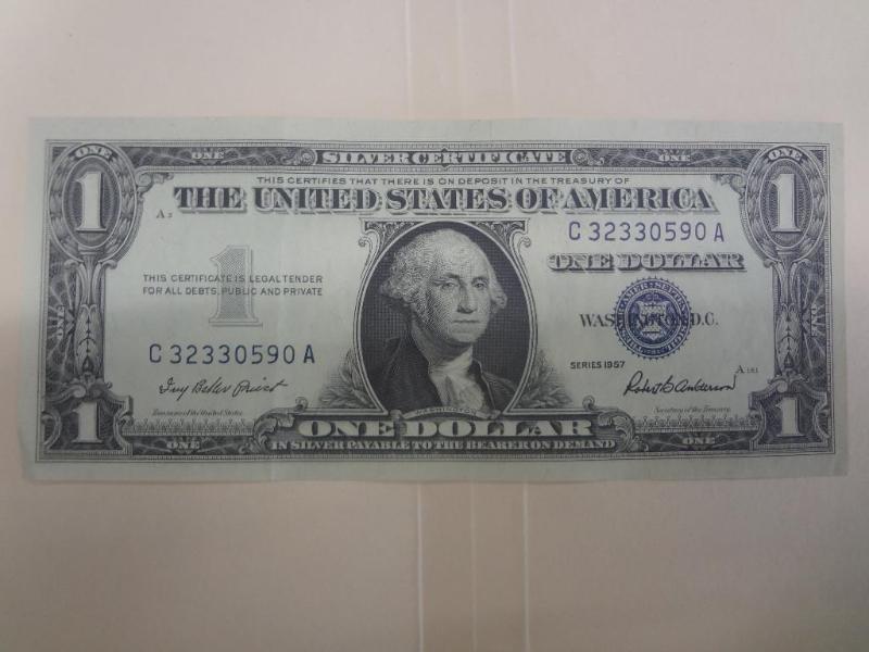 1957 Fresh Choice $1 Silver Certifi...