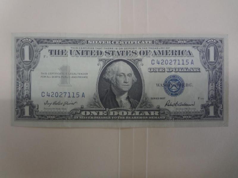 1957 Fresh Choice $1 Silver Certifi...