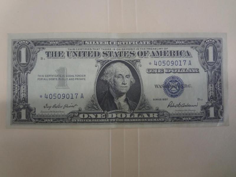 1957 Fresh Choice Star $1 Silcver C...