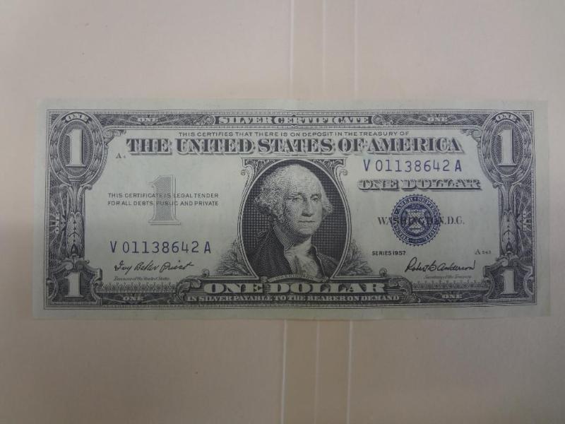 1957 Fresh Choice $1 Silver Certifi...