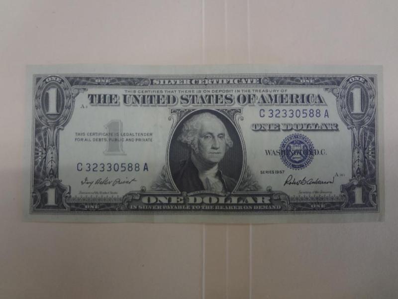 1957 Fresh Choice $1 Silver Certifi...