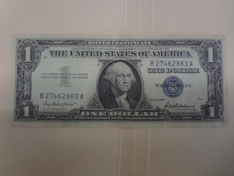 1957 Fresh Choice $1 Silver Certifi...
