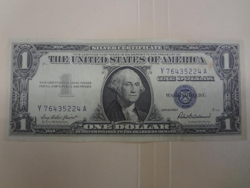 1957 Fresh Choice $1 Silver Certifi...