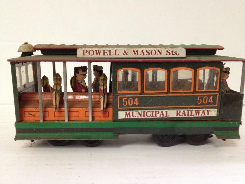 lot 34 image: Tin Train Car, 504 Powell  Mason Sts