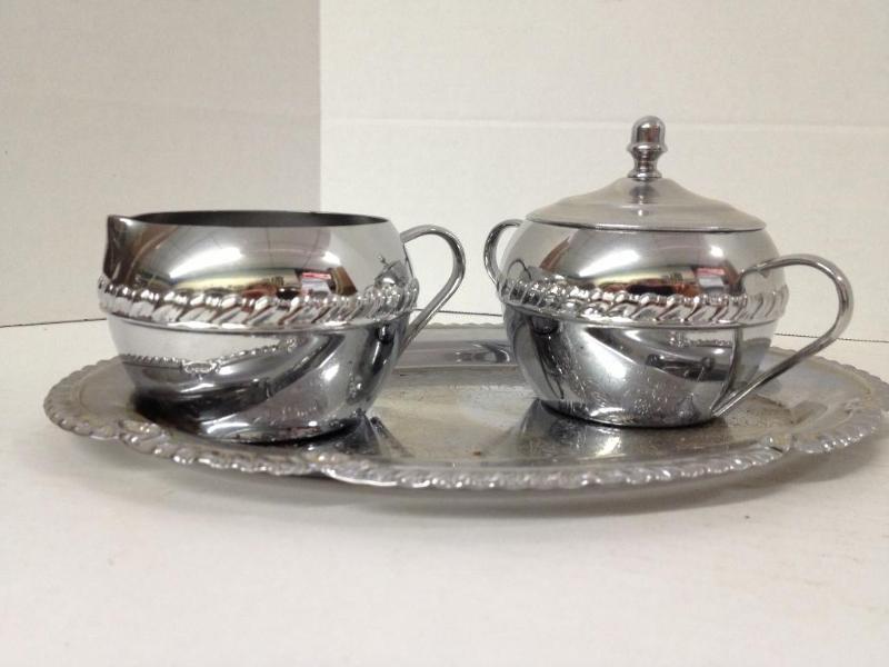 lot 54 image: Silver Plated Coffee Service