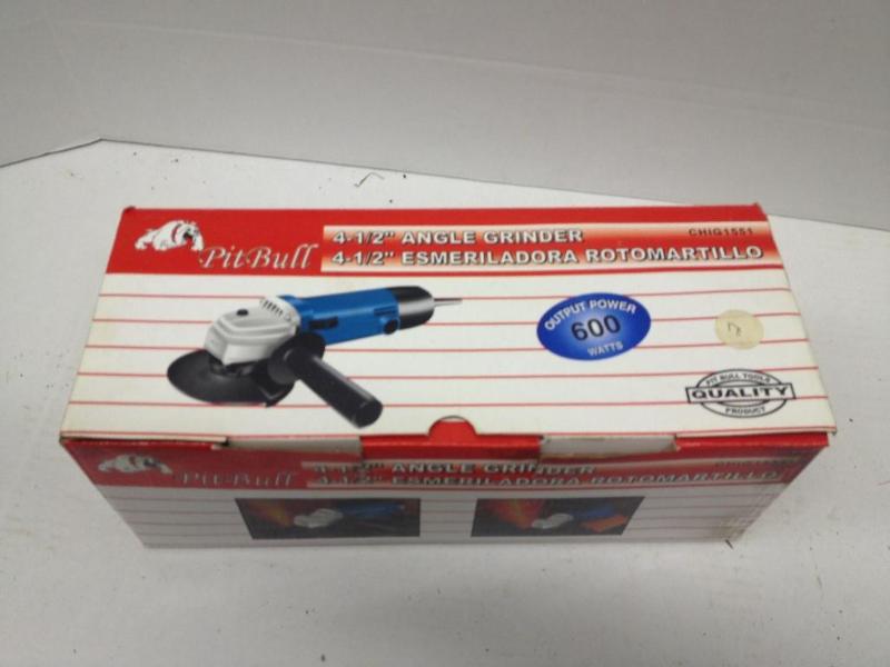 lot 87 image: Pitbull Angle Grinder, New In Box