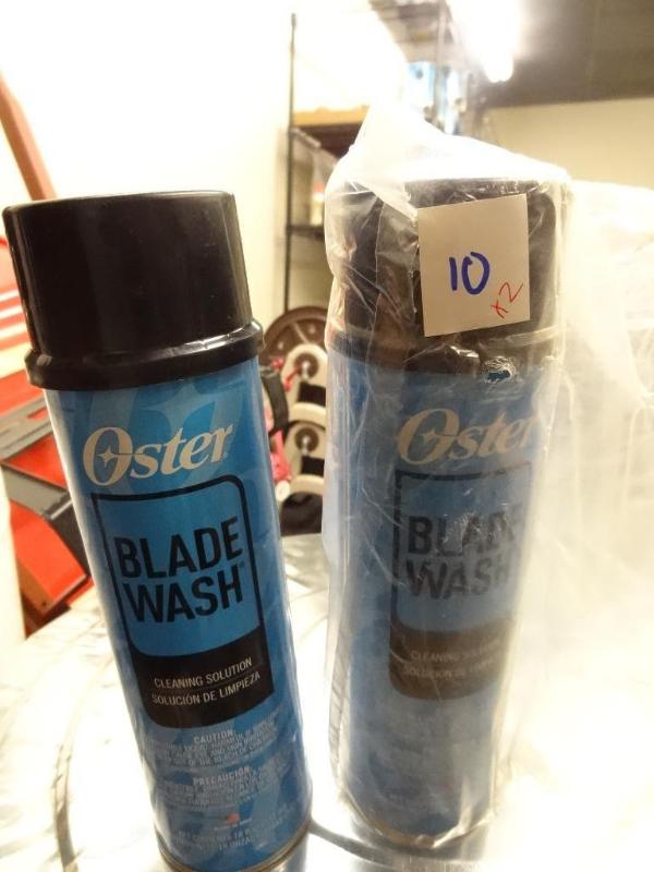 lot 10 image: Qty 2 New Oster Blade Wash cleaning...