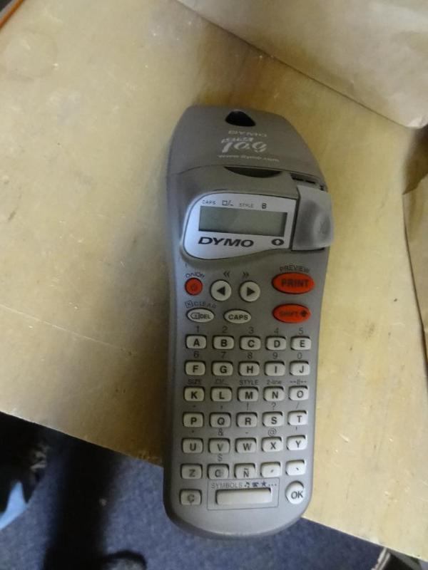 lot 113 image: Used Dymo LetraTag hand held labeli...