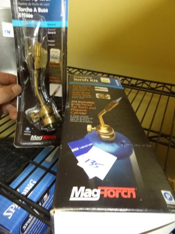 lot 135 image: New MagTorch Propane Torch Kit with...