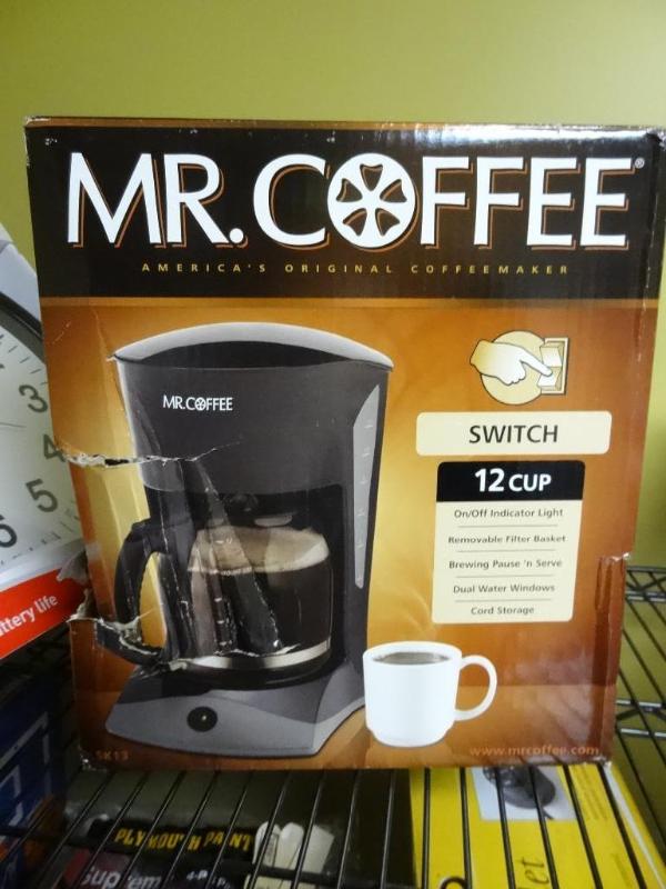 lot 137 image: New Mr. Coffee Coffeemaker 12 cup...