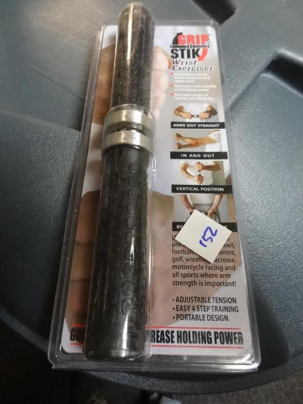 lot 152 image: New Grip Stik wrist exerciser  guar...