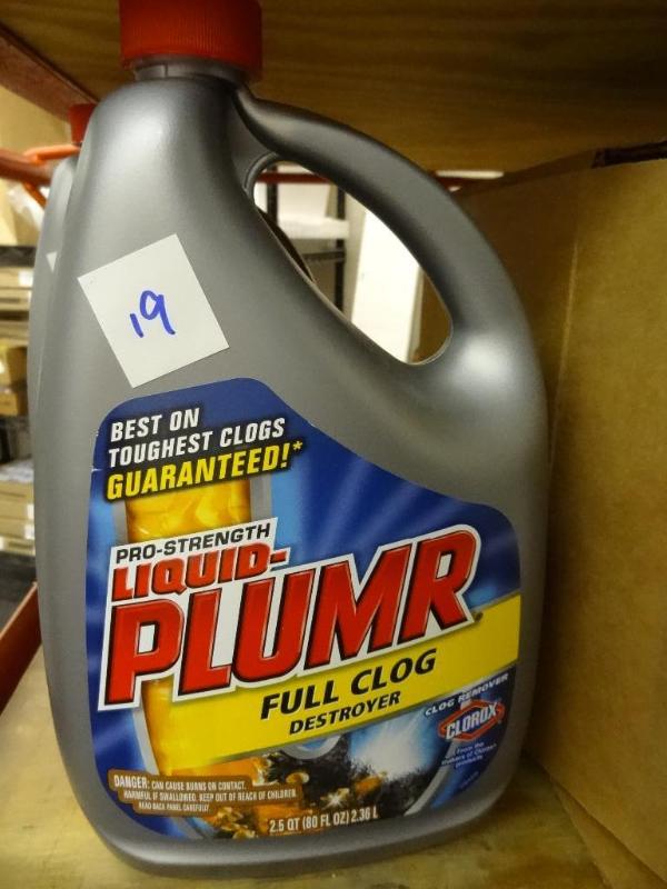 lot 19 image: New Liquid Plumber Pro-Strength Ful...