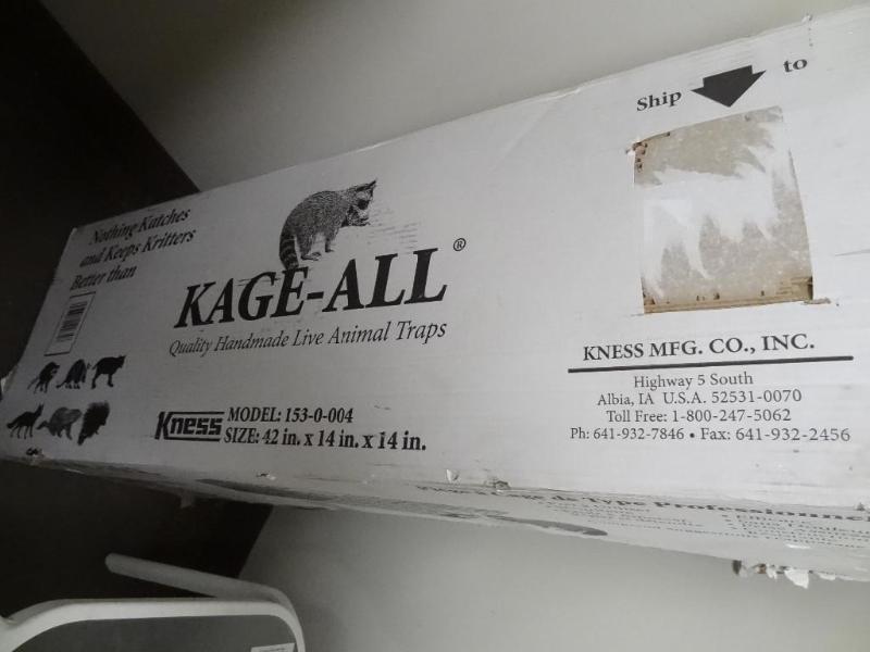 lot 199 image: New Kness Kage-All live animal trap...