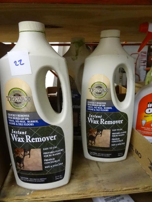 lot 22 image: Qty 2 New Instant Wax Remover 32 oz...