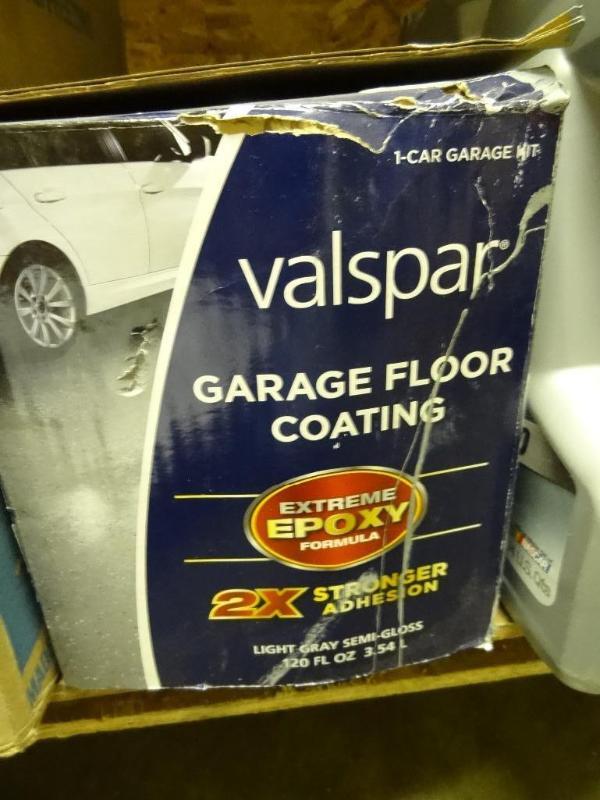 lot 243 image: New Valspar Extreme Epoxy Garage Fl...