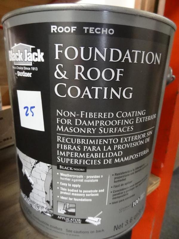 How to apply black jack roof and foundation coating