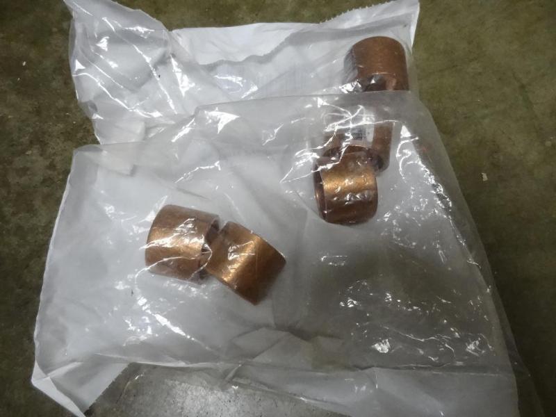 lot 250 image: Qty 5 New Copper Fittings 1-14 x 1...