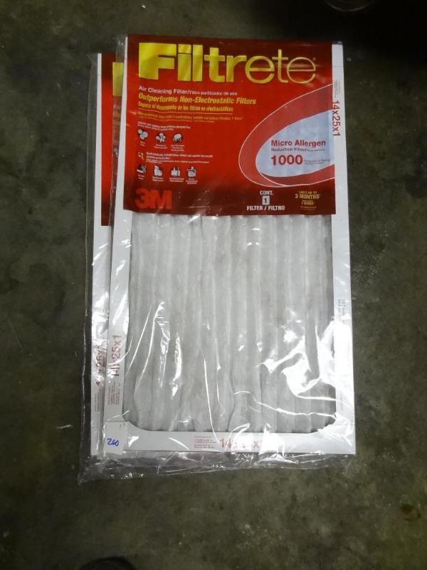 lot 260 image: Qty 3 New 3M Filtrete Micro Allerge...