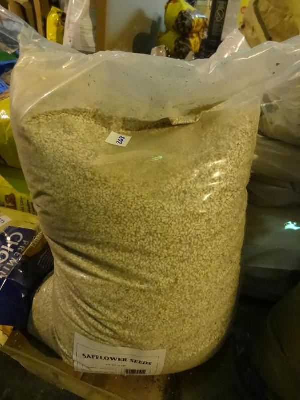 lot 268 image: Approx 50 lbs Safflower seed...