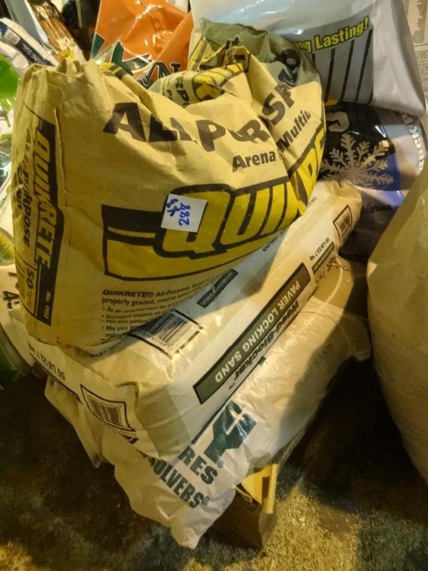 lot 288 image: Approx 150 lbs Weed blocker paver b...