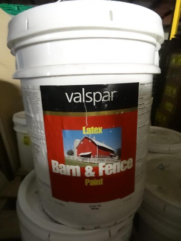 Qty 2 Valspar Latex Barn And Fence Brooklyn Center 127 K Bid