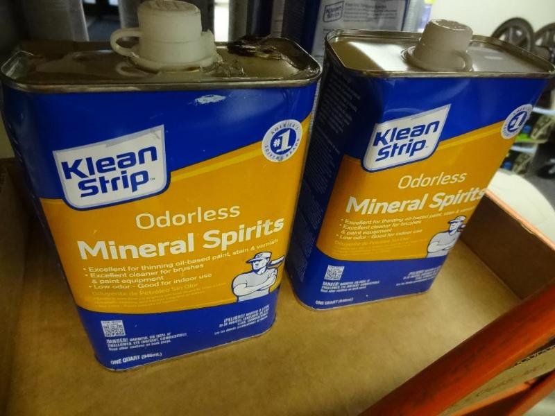 lot 55 image: Qty 2 New Klean Strip odorless mine...