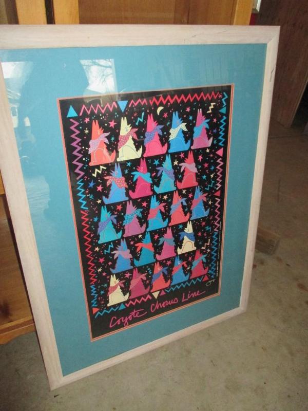 lot 54 image: Coyote Picture 32 w x 42 h