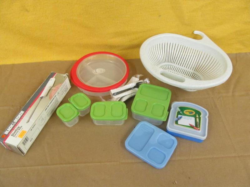 lot 109 image: Strainer, Black and Decker Slim Gri...