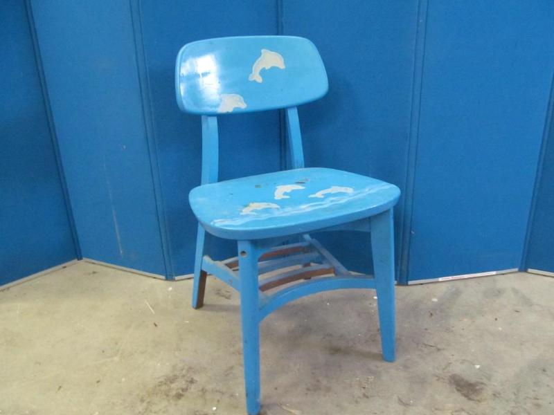 lot 12 image: Vintage Wooden Chair...