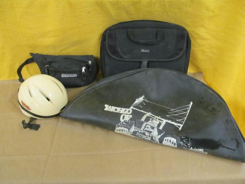 lot 122 image: Outlaw Spare Tire Cover, Bicycle He...
