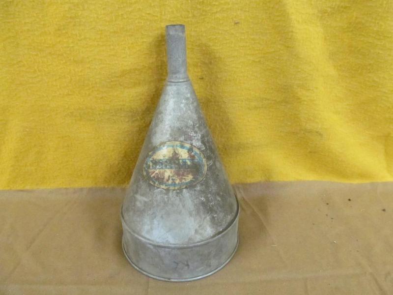 lot 137 image: Galvanized Funnel...
