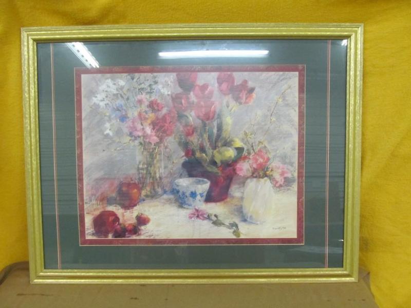 lot 154 image: Large Picture Matted, Framed, and S...