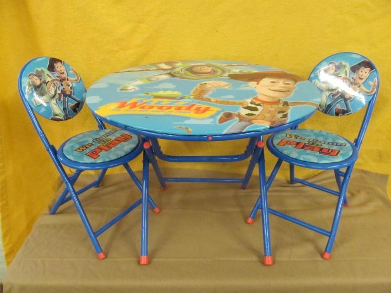 lot 162 image: Childs Toy Story Table and 2 Chair...