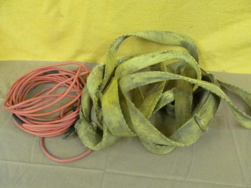 lot 169 image: Extension Cord and Tow Strap...