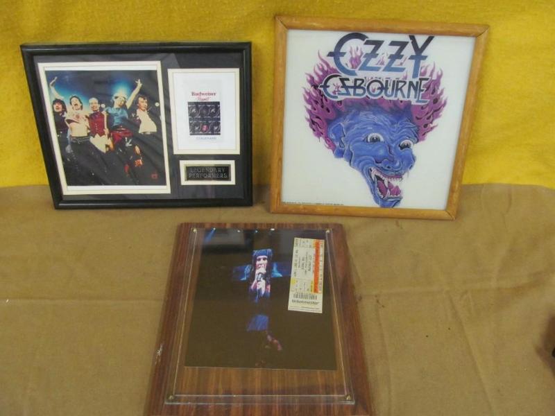 lot 178 image: Ozzy Osborne Picture with Ticket St...