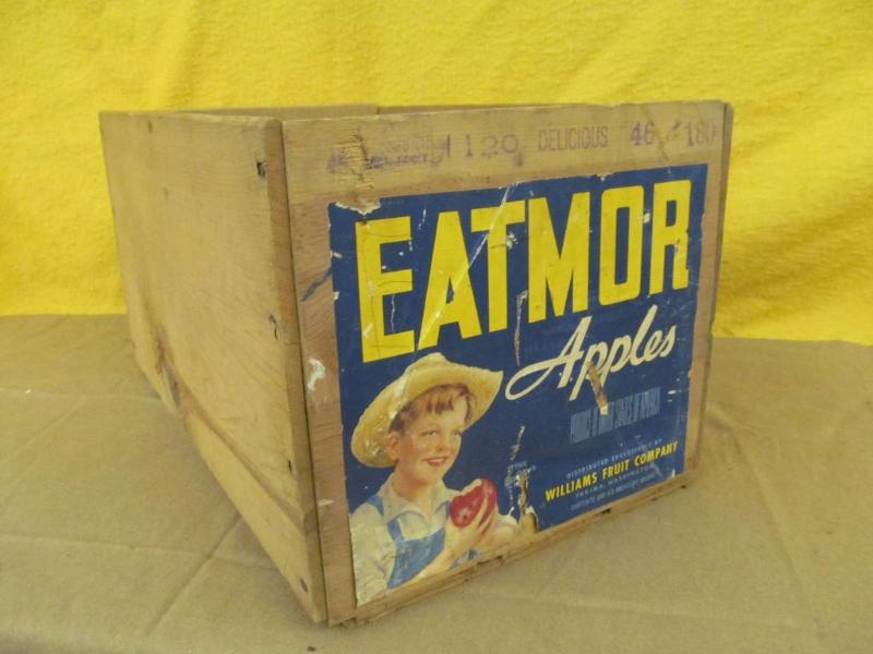 lot 184 image: Eatmor Apple Wood Crate...