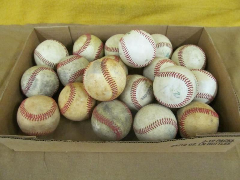 lot 200 image: Box of Baseballs...
