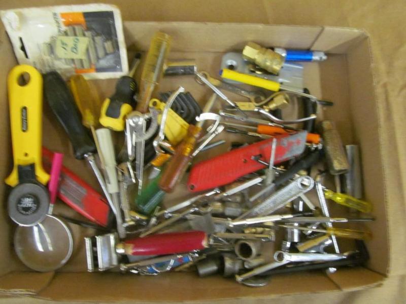 lot 56 image: Tools and Some Hardware - Allen Wre...