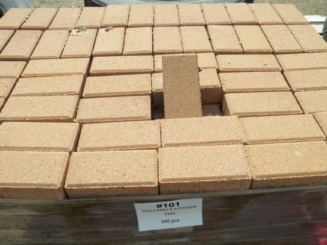 Holland 4.5 Paver Tan QTY 540,PALLE...