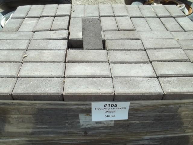 Holland 4.5 Paver Umber QTY 540,PAL...
