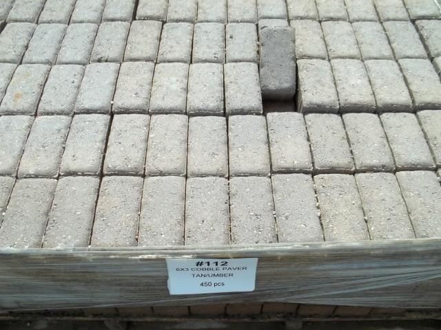 Old World Cobble Paver 6x3 TanUmbe...