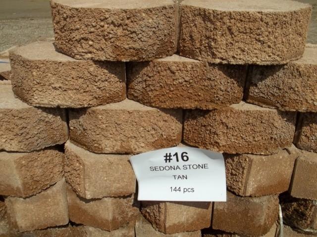 Sedona Stone Wall Unit Tan 3&quotH...
