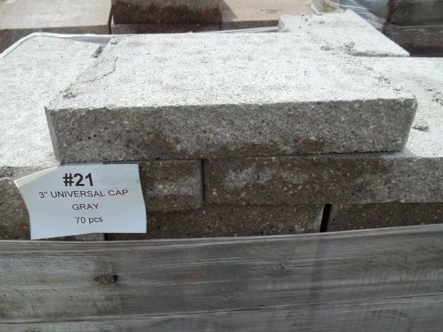 3&quot Universal Cap Gray 3&quotH...