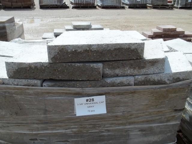 3 38&quot Universal Cap Gray 3 3...
