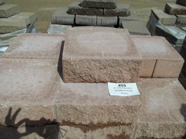 6&quot Step Block Spanish Rose 6&q...